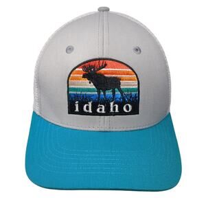 Idaho Snapback Trucker Hat Multicolor OS Adjustable Mesh Back Arcadian Outfitter